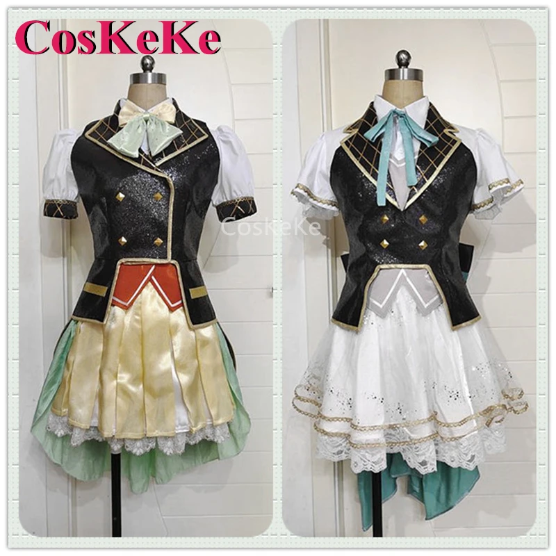

CosKeKe Anime LoveLive Sunshine Cosplay Costume Aqours KU-RU-KU-RU Cruller Singing Suit Halloween Party Role Play Clothing New