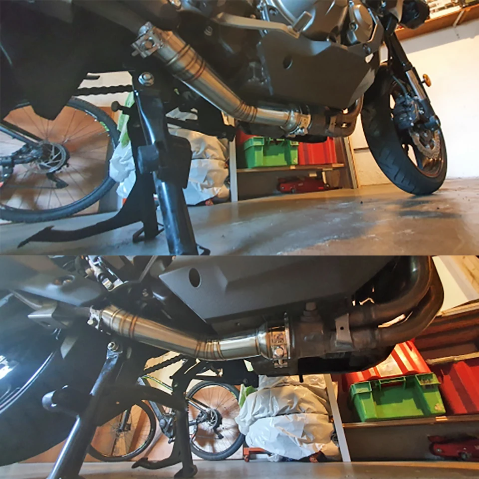 For Kawasaki VERSYS 1000 KLZ1000 2012-2018 VERSYS 1000 Decat Pipe Motorcycle KLZ1000 Exhaust Catalyst Delete Pipe 24 - Racext For Kawasaki VERSYS 1000 KLZ1000 2012-2018 VERSYS 1000 Decat Pipe Motorcycle KLZ1000 Exhaust Catalyst Delete Pipe - - Racext 23