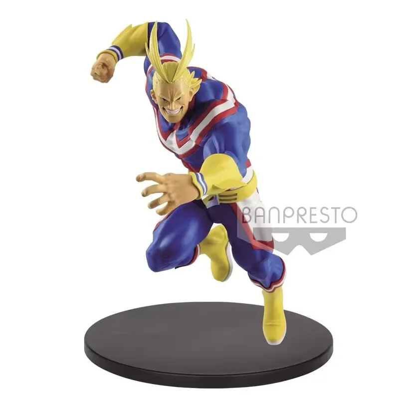 재고 오리지널 반다이 마이 히어로 아카데미아 올 마이트 애니메이션 액션 피규어 컬렉션 장식품 피규어 장난감, 생일 선물 PVC