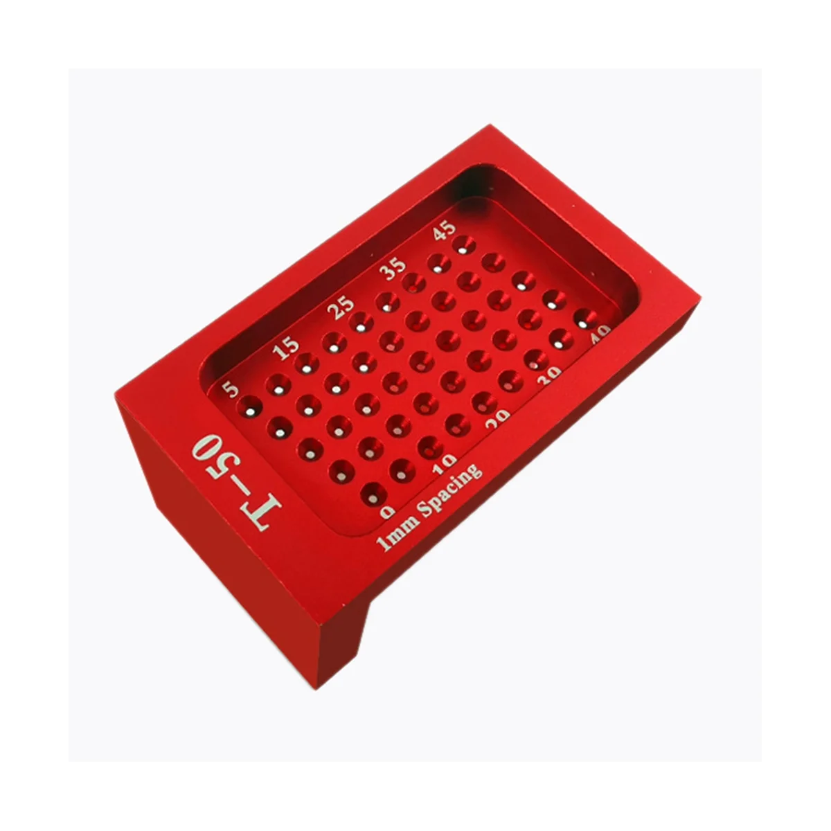 

T50 Woodworking Scribing Ruler Hole Ruler Aluminum Alloy T-Shaped Ruler Woodworking Scriber