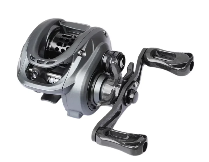 블랙 울프 50 마이크로 낚시 릴 초경량 드래그 알림 시스템 포함