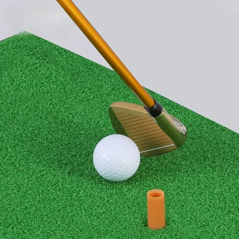 PGM Golf Mat Portable with Rubber Tee Seat Realistic Turf Putter Mat Outdoor Sports Golf Training Turf Indoor Office