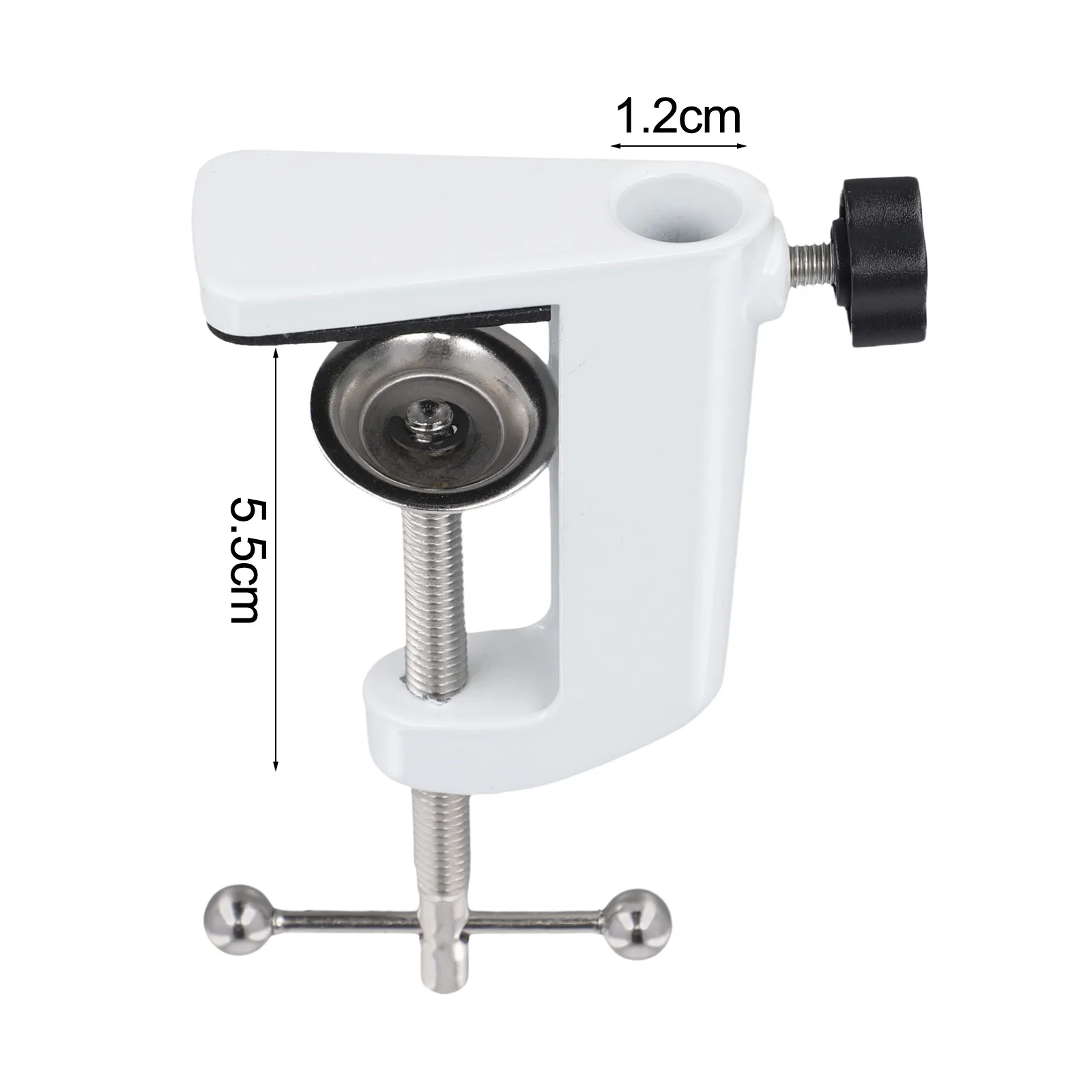 Desk Table Mount Clamp I-Shaped Fixed Clamp Bracket For Working Microphone Stands Replacement Part Desktop Clips 1pcs
