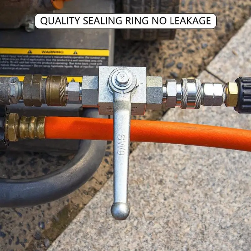 E15A Professional Stainless Steel Valves & Adapter Set Easy Operate Stainless Steel Valves Simple Installation
