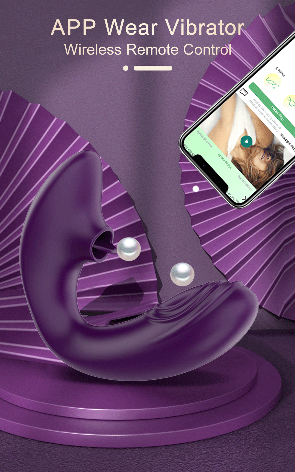 Powerful Bluetooth APP Vibrator Female with Tongue Licking Clitoris Stimulator G Spot Massager Adult Goods Sex Toys for Women Sfdb056b1565742358455c3a768baf34e1