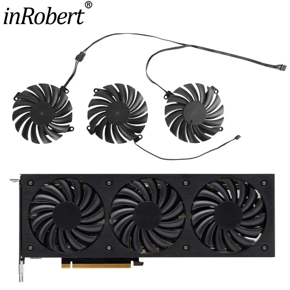 85Mm Cf-12915S Rtx3080 Rtx3080Ti Rtx3070Ti Ventola Della Scheda Video Per Inno3D Geforce Rtx 3080 3080 Ti 3070 Ti Ventola Di Raffreddamento Della Sche