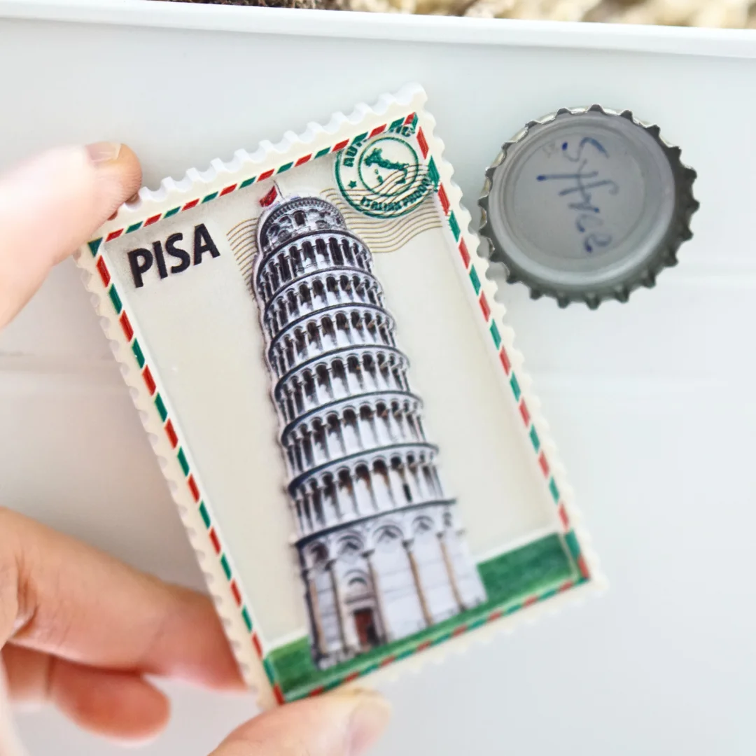 Magnetic Fridge Stickers 1pc Leaning Tower of Pisa Fridge Magnets Italy Travel Magnets Home Kitchen Decor Italian Souvenirs