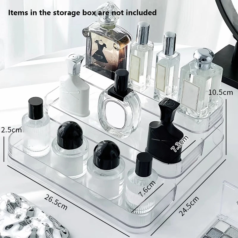 Elegant Perfume & Makeup Organizer Rack