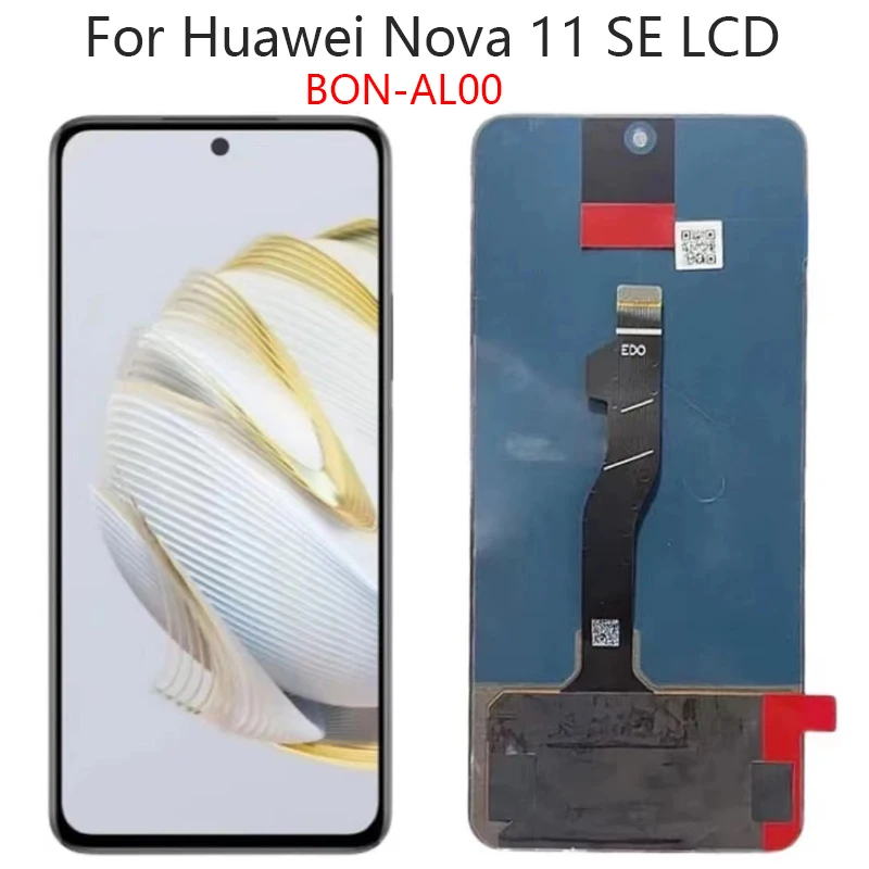 

6.67'' AMOLED For Huawei nova 11 SE LCD BON-AL00 Display Screen+Touch Panel Digitizer For Nova11 SE LCD