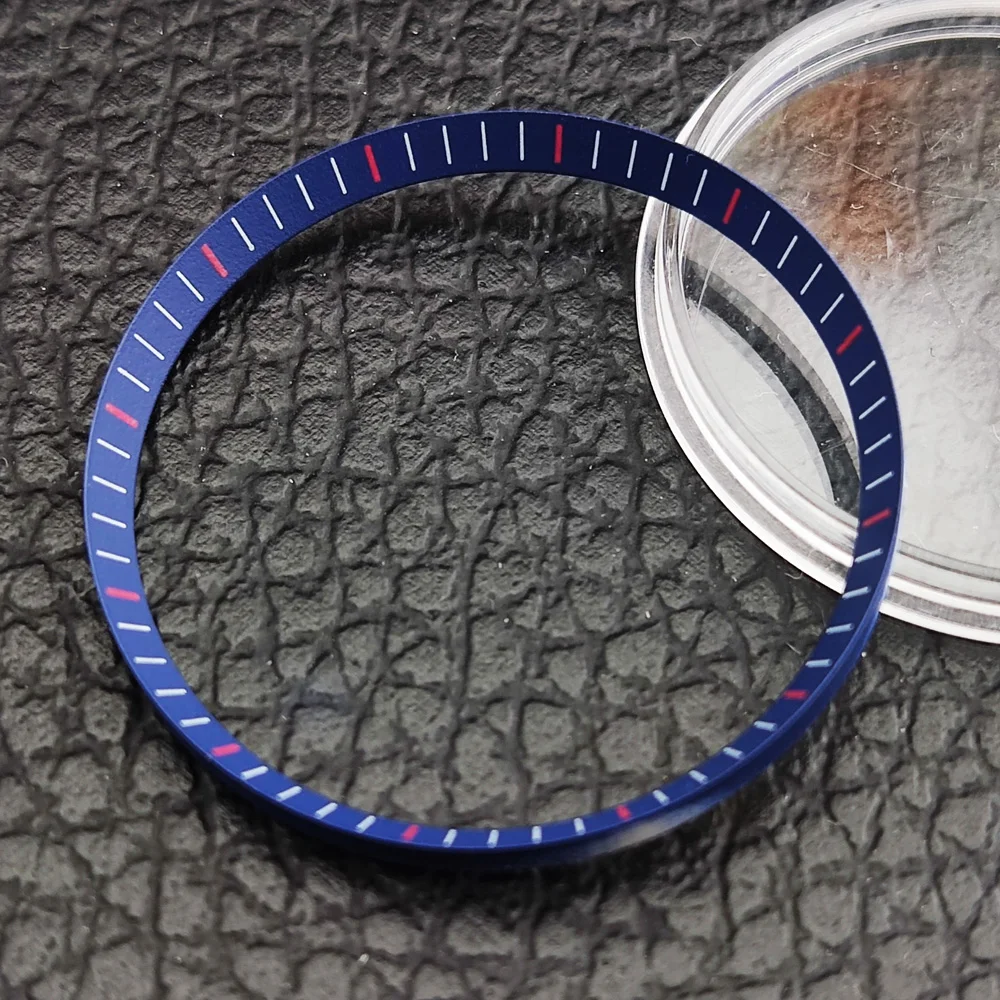 SKX SRPD Chapter Ring Dark Blue Minutes For SKX007 SKX009 NH35 7S26-0020 Case Mod Part Watch Accessorie