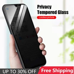 Premium Privacy 9D Anti-Spy Tempered Glass Screen Protector for Black (Huawei Y8S)