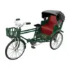 Chinese Style 1:12 Scale Tricycle Model Lifelike Landscape Ornament Decor Metal 1