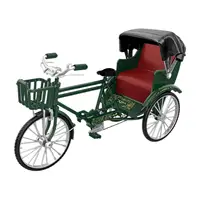 Chinese Style 1:12 Scale Tricycle Model Lifelike Landscape Ornament Decor Metal 1