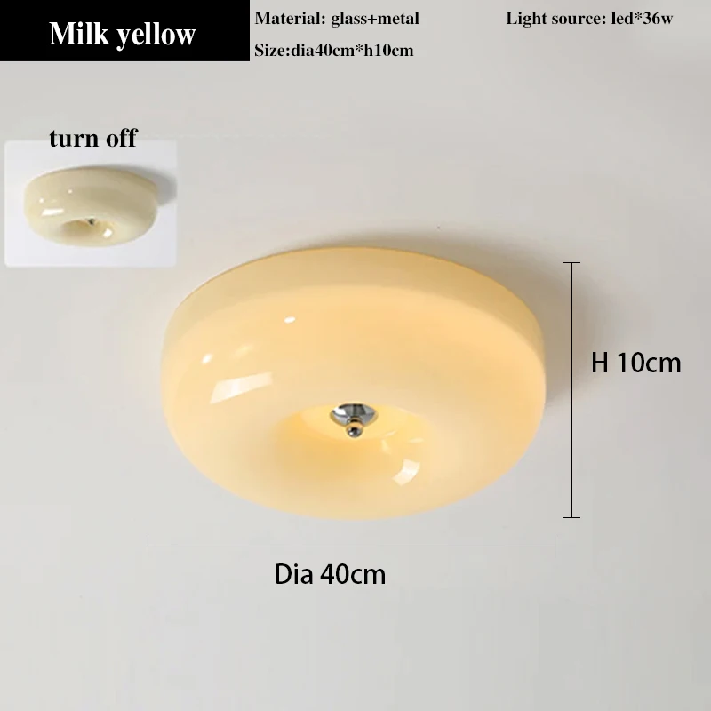 40cm- Milk yellow