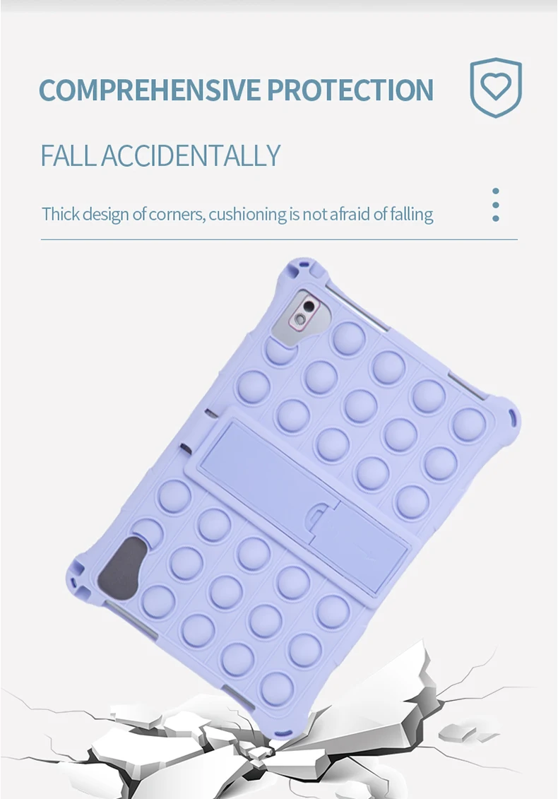 push it bolha silicone capa para alcatel tablet capa para blackview oscal almofada st