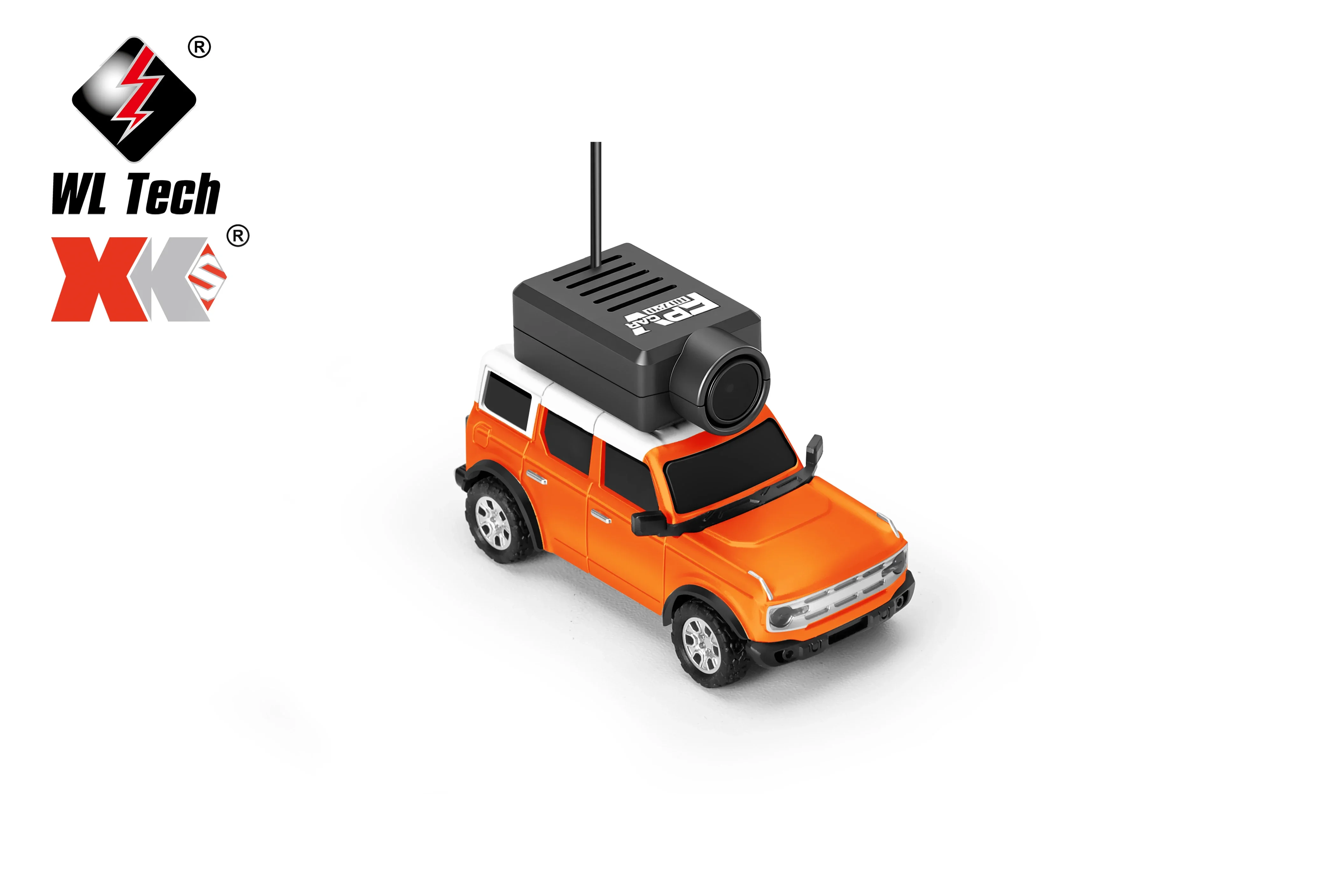 WLtoys 6405 1/64 풀사이즈 미니 RC카 FPV HD 카메라 2.4G 자이로스코프 탑재, 원격 조종 자동차, 데스크탑 장난감 선물