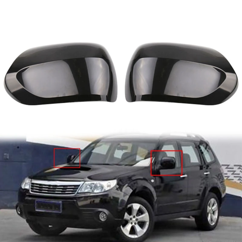 

Rearview Side Mirror Cover Door Mirror Covers Frame House Casing For Subaru Forester SH 2008-2010 Exterior Accessories