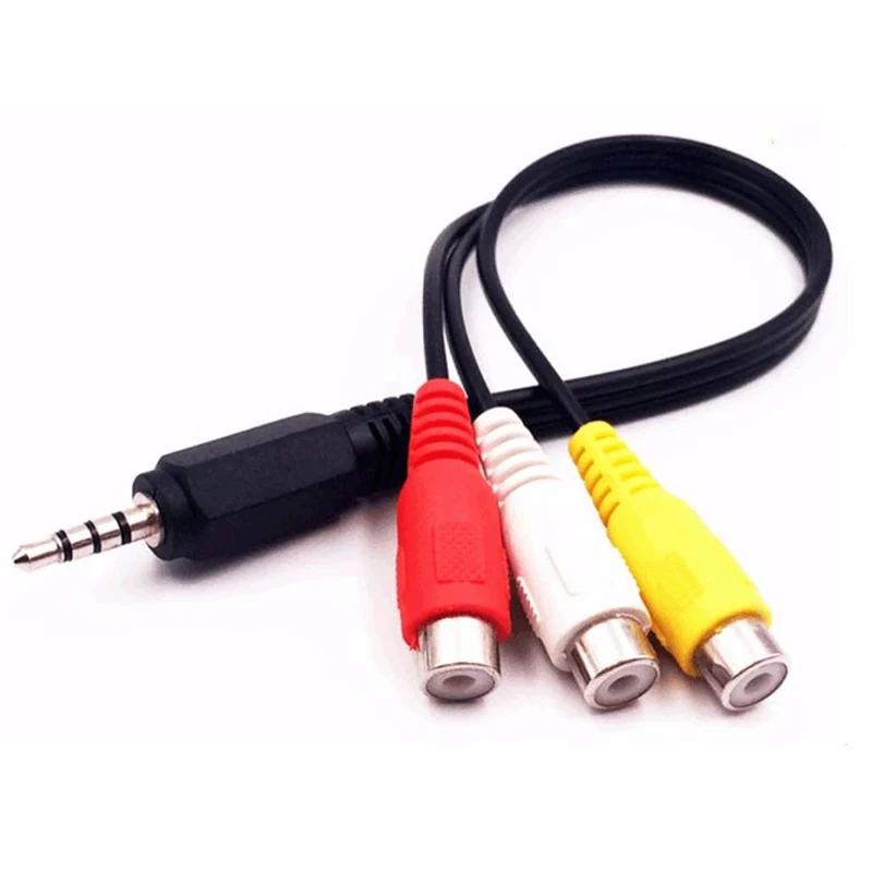 Megafono Vintage Cavo Audio Video 2m RCA PHONO Triplo Rosso Bianco Giallo - Maschio/femmina Per Connessioni Universali Cavo Shielded Cable Stop - Foto 9