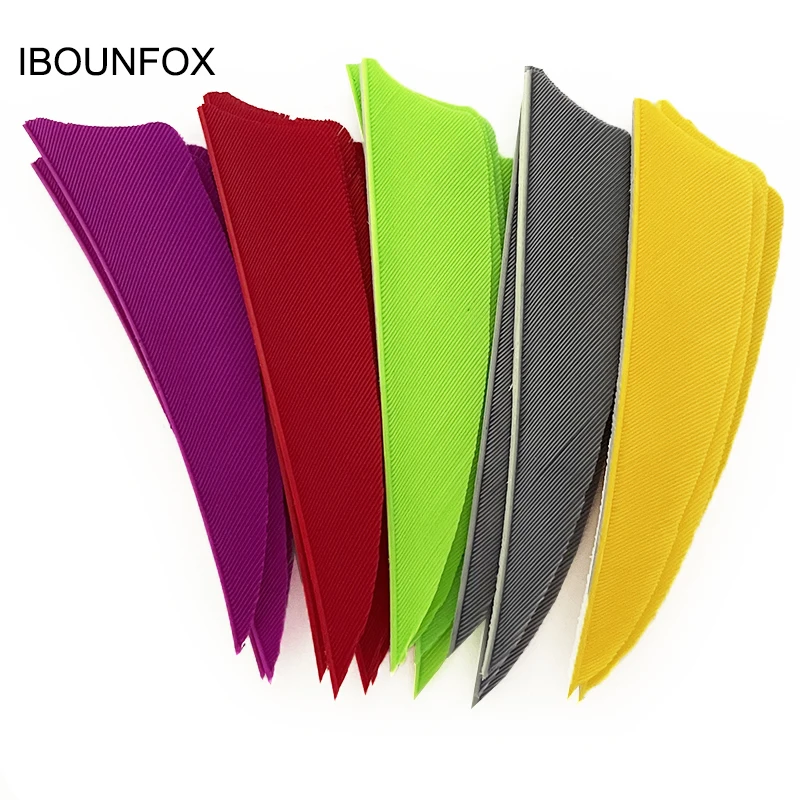 100 Pcs Hi-Q 3 Inch Turkey Arrow Feathers Shield Cut Hunting Archery Fletching For Bow Fletches Accessories RW 2