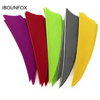 100 Pcs Hi-Q 3 Inch Turkey Arrow Feathers Shield Cut Hunting Archery Fletching For Bow Fletches Accessories RW 2