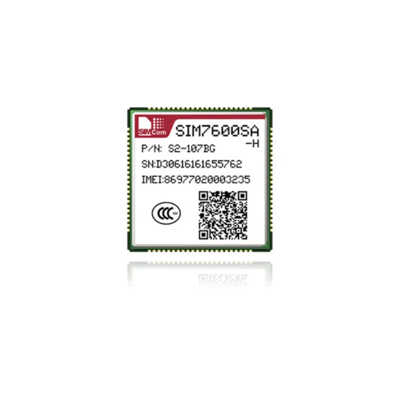 

SIMCOM SIM7600SA-H LCC LTE Cat4 Module LTE-TDD B40/B66 LTE-FDD B1/B2/B3/B4/B5/B7/B8/B28 GSM/GPRS/EDGE 850/900/1800/1900MHz