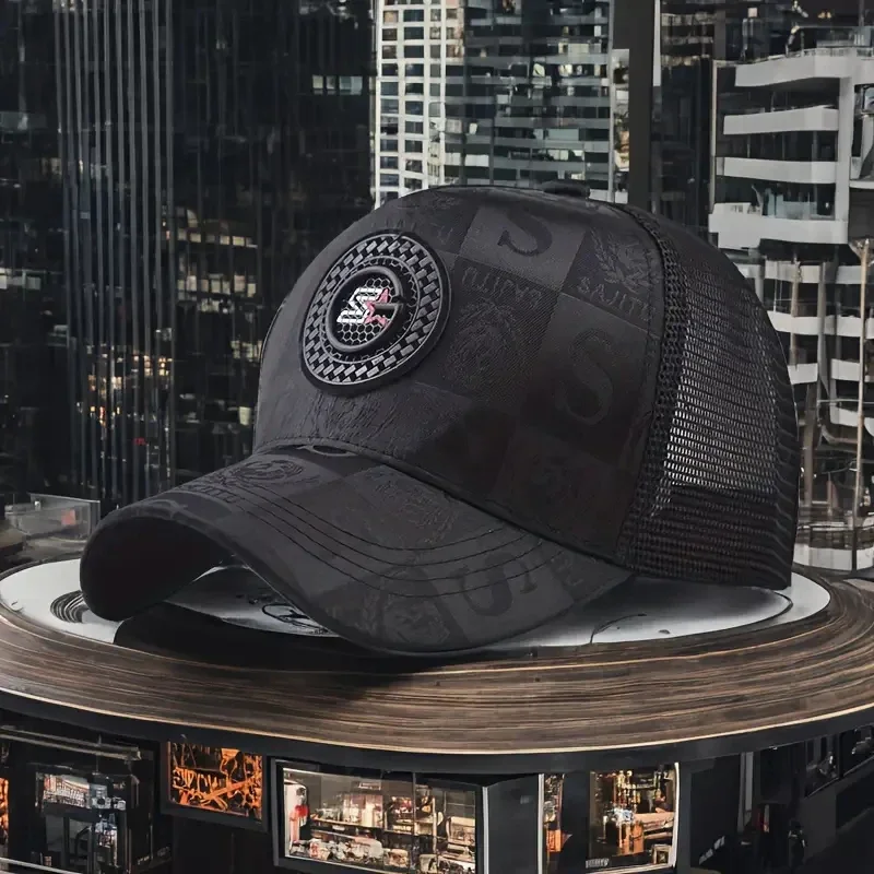 Baseball Cap Men's Mesh Breathable Trucker Hat Trend Casual Street