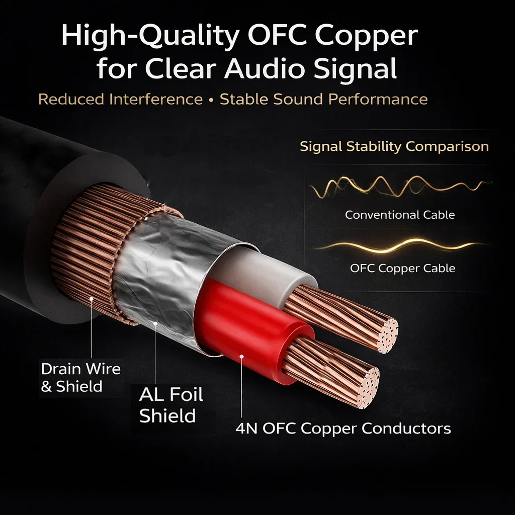 Durable 3.5mm AUX Audio Cable with Right-Angle Design and Braided Nylon Finish