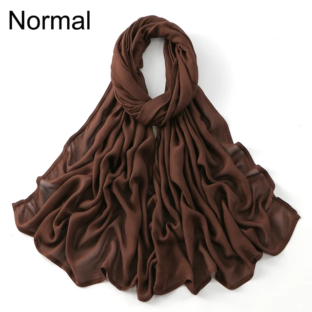 Nouveau grande taille solide rayonne Modal Hijab écharpe femmes musulman foulard enveloppes châle Femme Musulman bandeau islamique Turban 190*85 cm