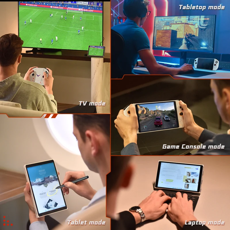 OneXPlayer 2 Pro AMD R7-8840U 3 in 1 Tablet Laptop PC Game Console Handheld 8.4 Inch 2.5K 32G RAM 2TB SSD Windows 11 Computer 3