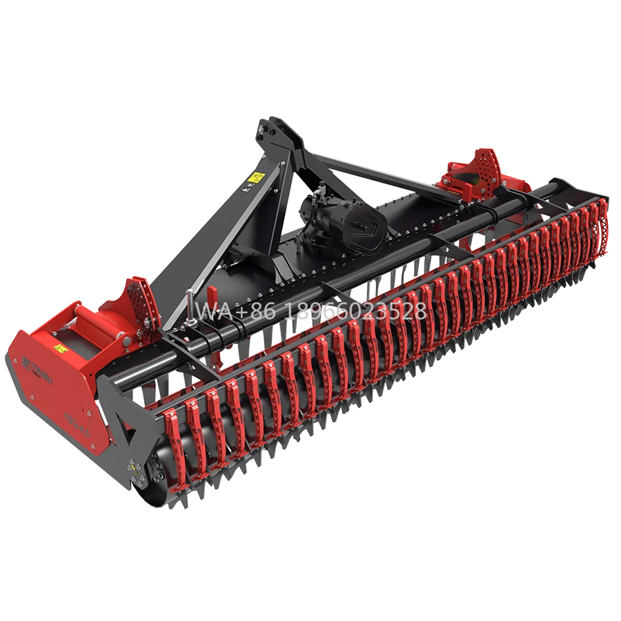 High Efficiency Power Rake Soil Land Breaking Leveling Farm Power ...