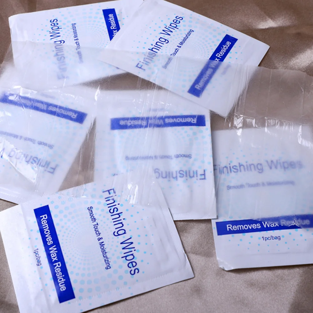 20 Pcs Body Hair Removal Wax Cleaning Oil Pack Miss Remover Cream Wipes After Waxing Finishing 5