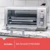 4-Slice Crisp 'N Bake Air Fry Toaster Oven, TO1787SS, 5 Cooking Functions, 30 Minute Timer, Stainless Steel 3