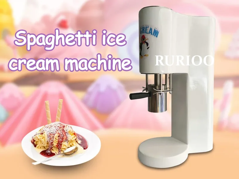 Description Picture 3 of itemElectric Spaghetti Ice Cream Machine Commercial Ice Cream Noodle Forming Machine Ice Cream Makers Gelato Maker