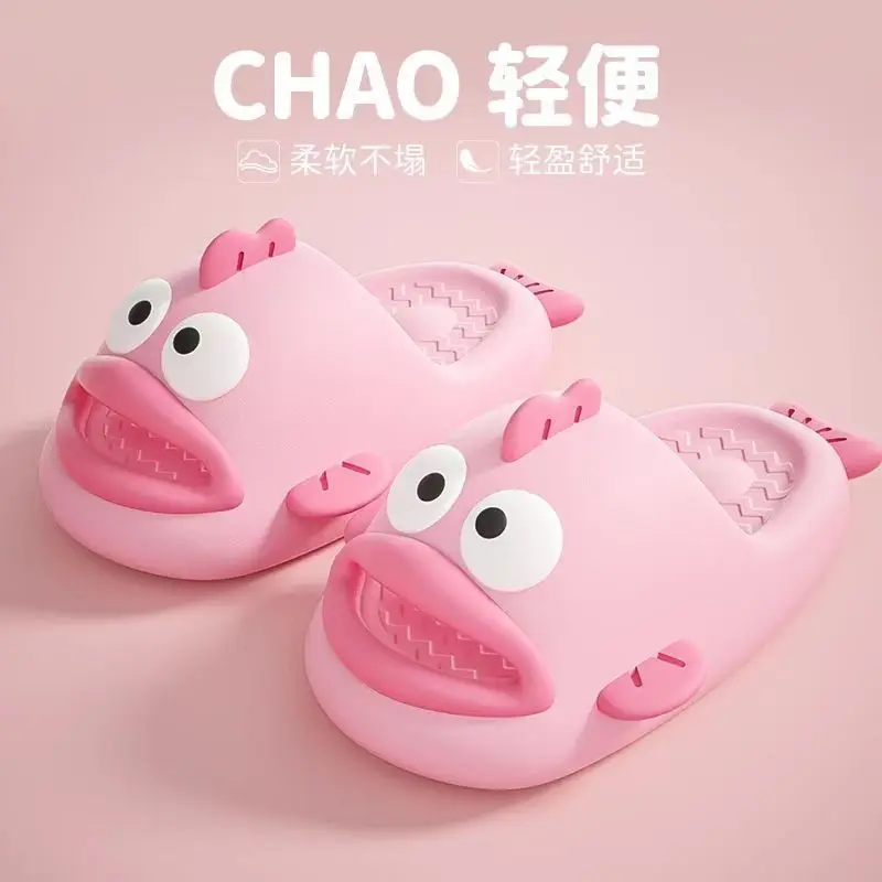 thumbnail image 1 of Zapatillas Kawaii Hangyoden Sanrio, sandalias antideslizantes de baño con suela suave y gruesa, zapatillas bonitas de dibujos animados para exteriores, zapatos de regalo, 1 of 5