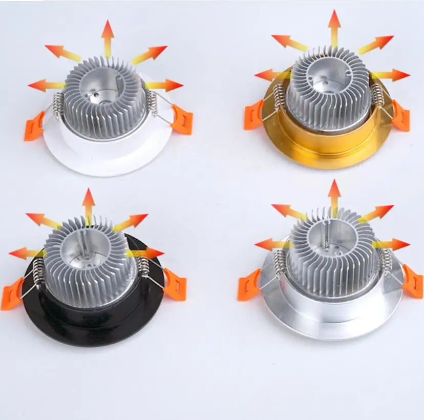 

9W Ceiling downlight Epistar LED Spot ceiling lamp Recessed light 85V-245V for home illumination Brand Wholesale