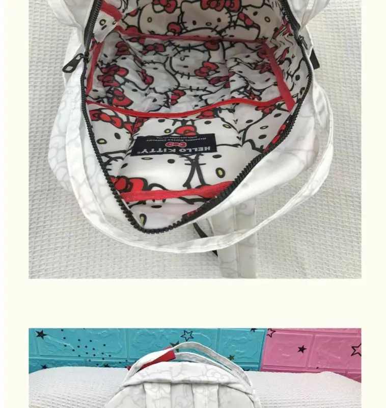 New Kawaii Hello Kitty Y2K Schoolbags Cute Girls Backpack Large Capacity Backpacks Bolsas Para Mujeres Mochila for Girls Student