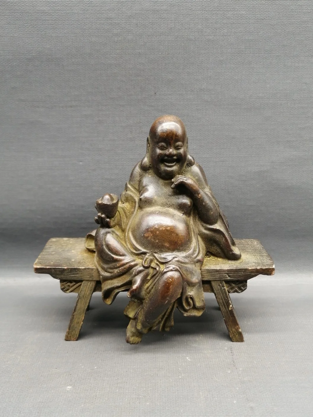 

Изысканная медная скамейка Maitreya буддийские украшения предметы для украшения дома