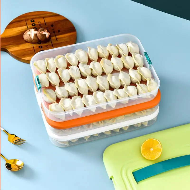 Special Dumpling Storage Box Refrigerator Storage Box Household Dumpling Quick Freezing Chaos Fresh-keeping Freezing Box 4
