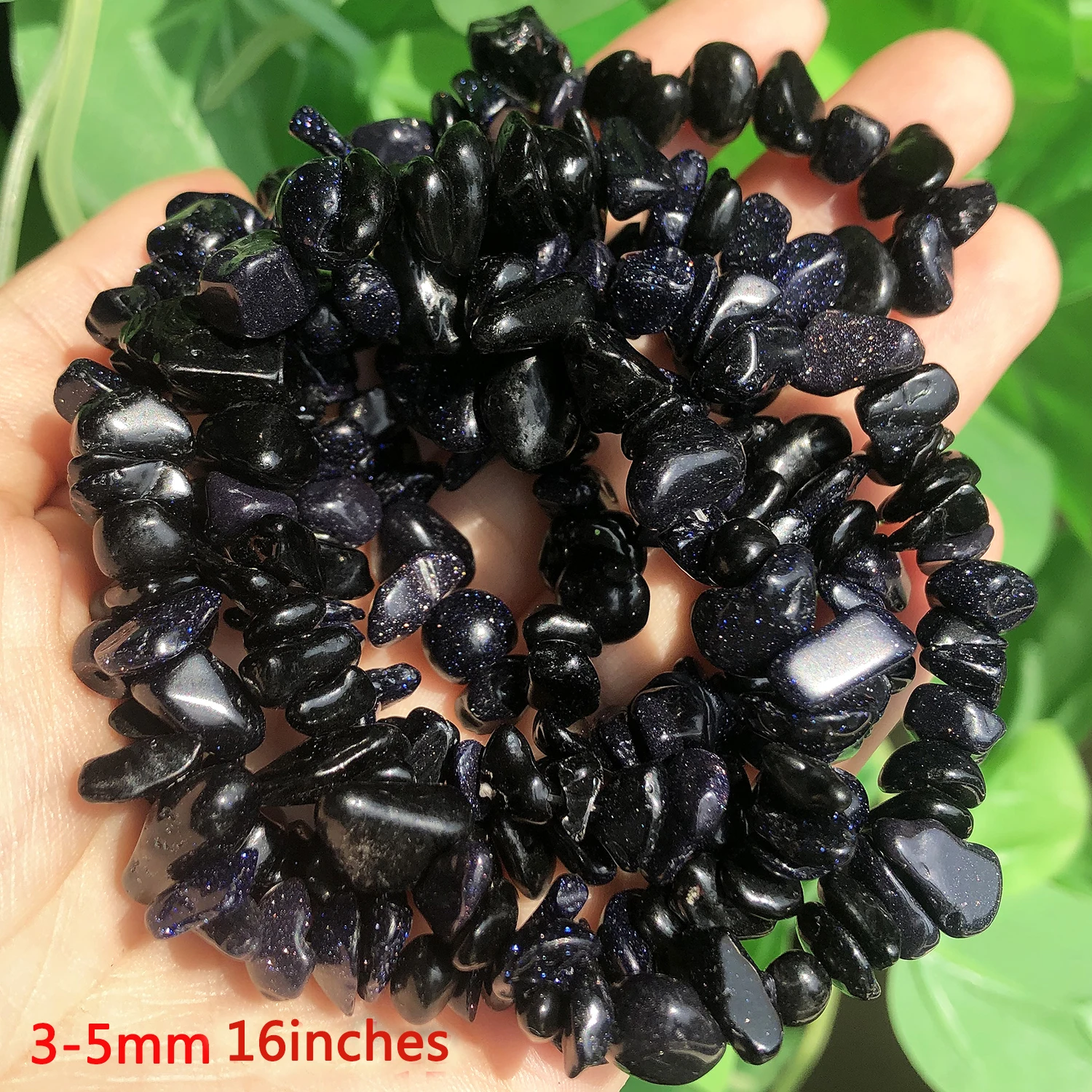 Enhance your craft with these Natural Blue Sandstone Irregular Faceted Beads for DIY Jewelry and Bracelet Making.