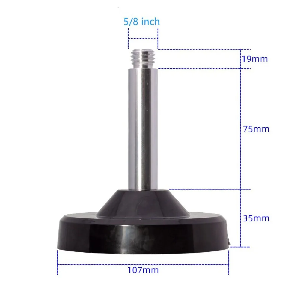 저주파 안테나 마그네틱 베이스, M110SLD M12X1 스레드, RTK GPS GNSS 안테나 마그네틱 베이스, 블랙 5/8-11 스레드