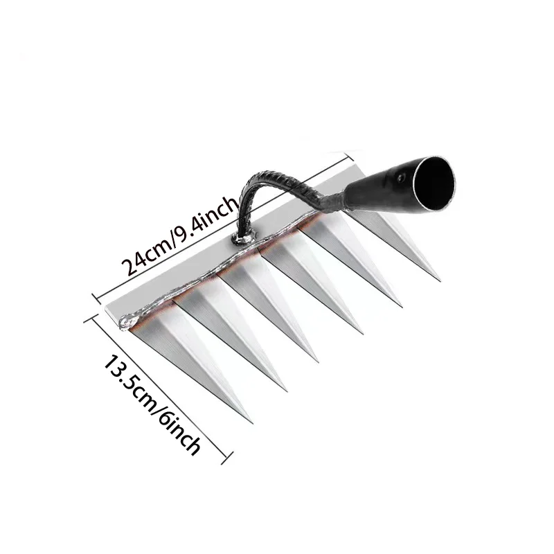 Hollow Hoe Handheld Weeding Rake Garden Agricultural Tools Weeding Accessories garden hand rake garden weeder