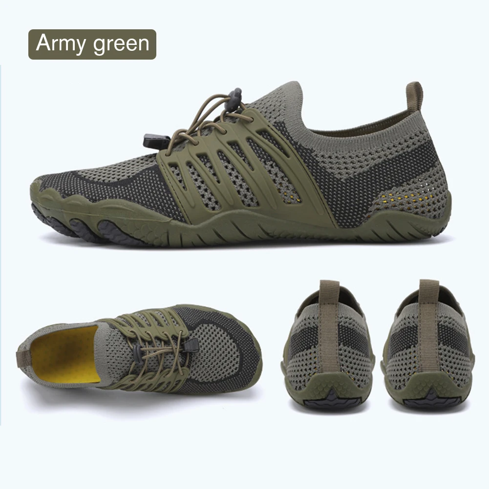 Men Water Shoes Women Upstream Barefoot Aqua Sports Shoes Quick Dry Beach Swim Sandals Five Fingers Surf Wading Hiking Sneakers