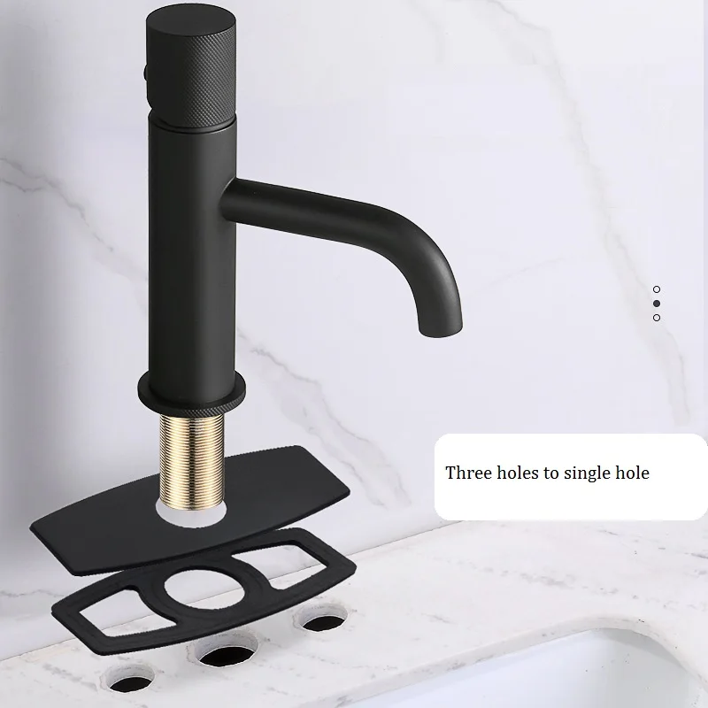 Tolm 6"3-to-1 Diamond Kitchen Faucet Hole Cover Deck Plate Bathroom Kitchen Sink Faucet Hole Cover Deck Plate Escutcheo