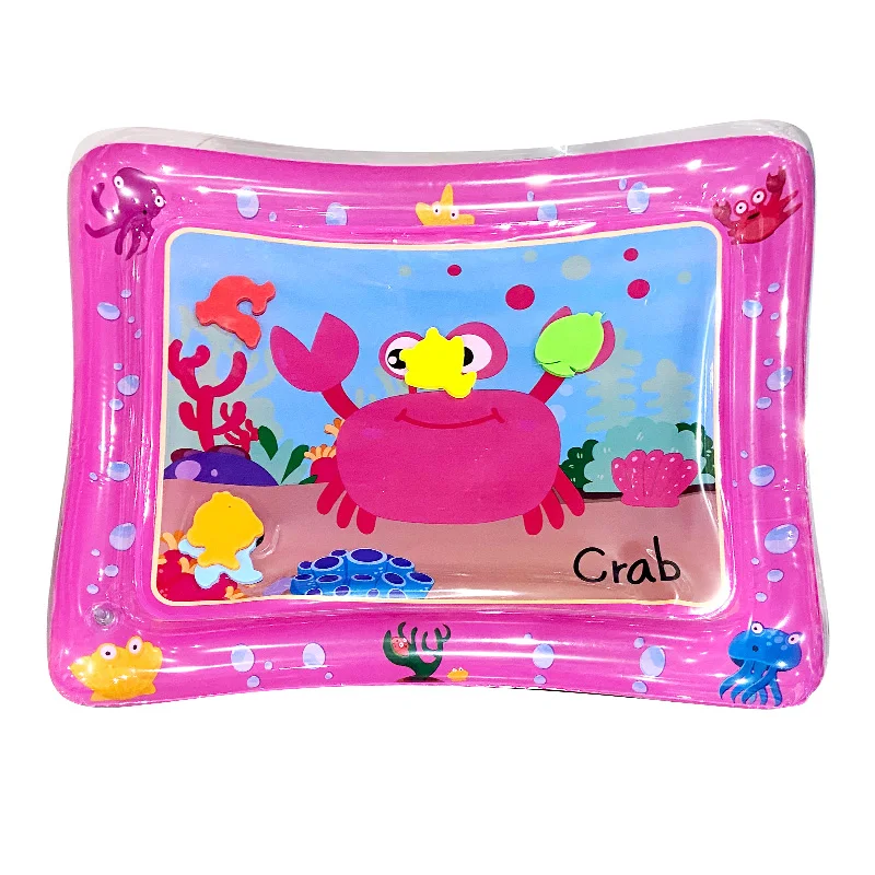 Inflatable Tummy Time Baby Water Play Mat Pink Color Premium Water Mat Infants and Toddlers is The Perfect Fun Toy 6