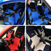 Universal Car Seat Covers: Premium 9-Piece Tire Track Kit