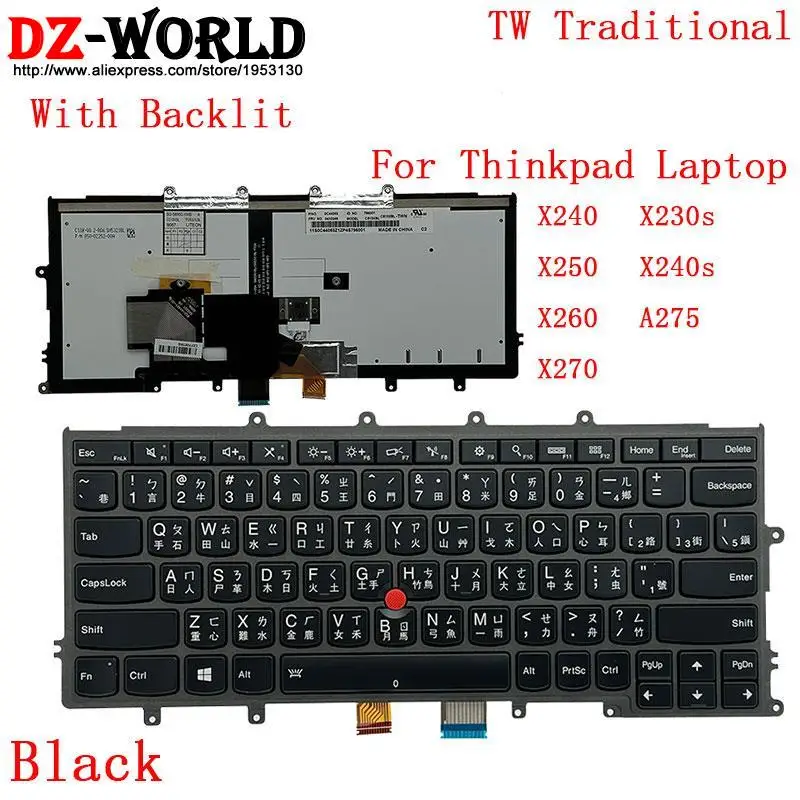 GR TH TW LT Teclado com retroiluminação,