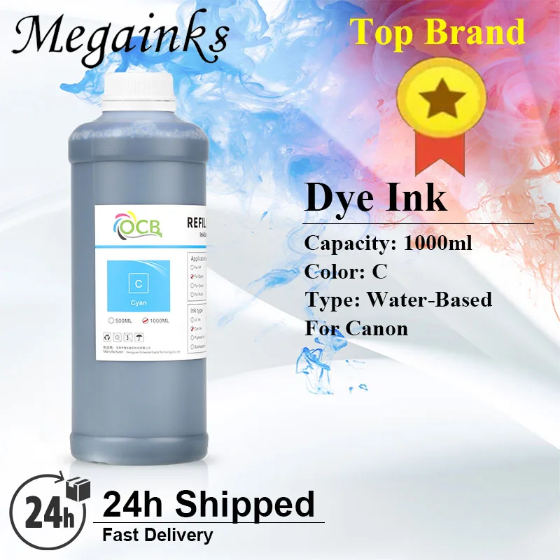 1000ML PFI120 PFI 120 dye ink for canon PFI120 Dye ink BK C M Y MBK for Canon TM200 TM205 TM300 TM305 200 205 300 305 printer