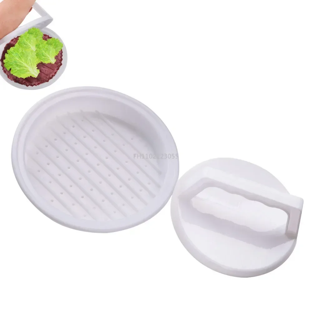 1 Set New Round Multi-function Meat Press Hamburger Press Hamburger Patty Mold Meat Beef Grill Hamburger Machine Kitchen Tools