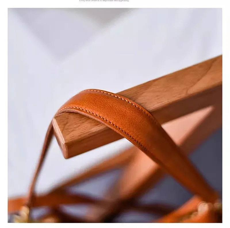 Organizer Designer Luxus Echtleder Damen Bucket Bag Mode Outdoor Wochenend-Party Kuhleder Damen Schultertasche – Detail 9