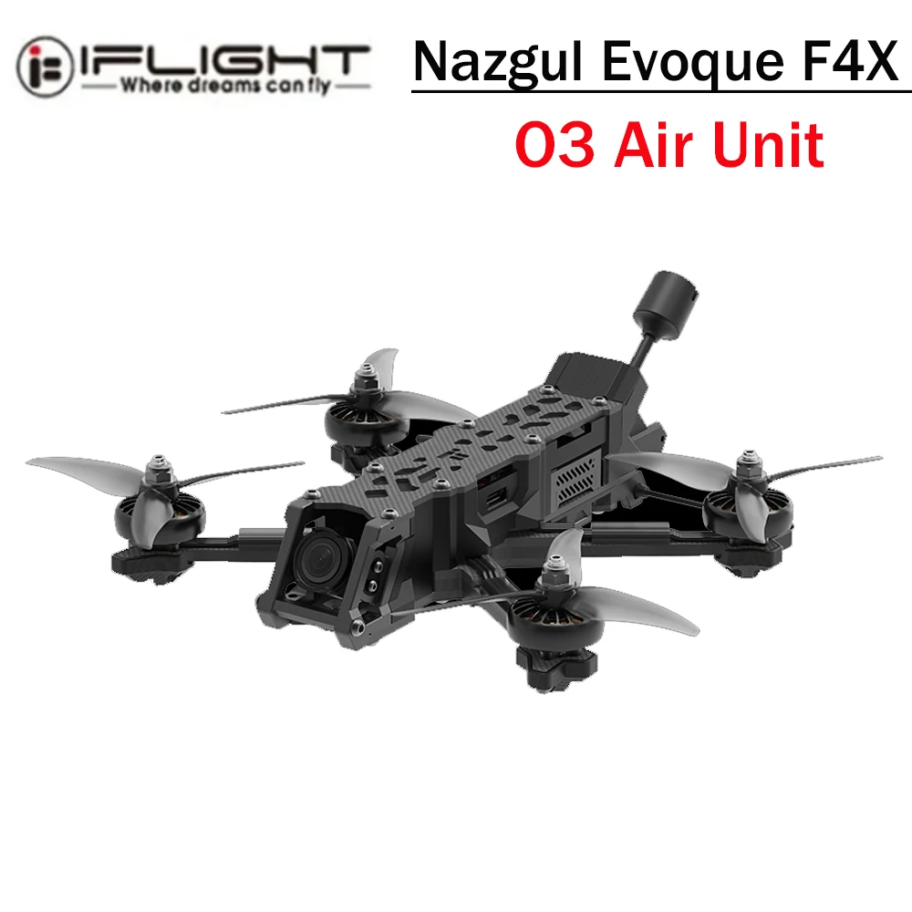 

IFlight Nazgul Evoque F4X 6S HD Drone BNF with O3 Air Unit for FPV Parts